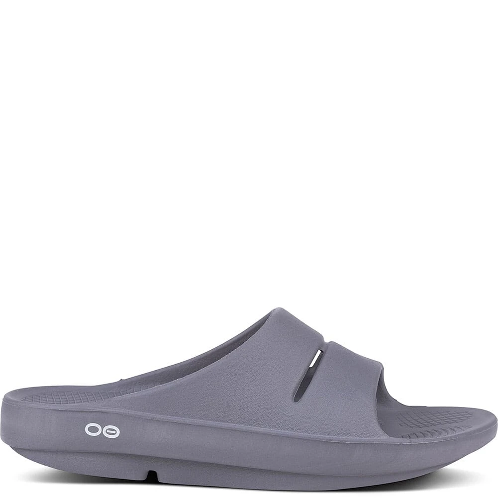 OOFOS Unisex OOAHH Slides - Slate 5 OOFOS Unisex OOAHH Slides - Slate - Image 3