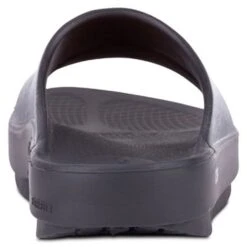 OOFOS Women's OOAHH Luxe Slide - Black -Shoes Sale Store OF1101 BLK 3