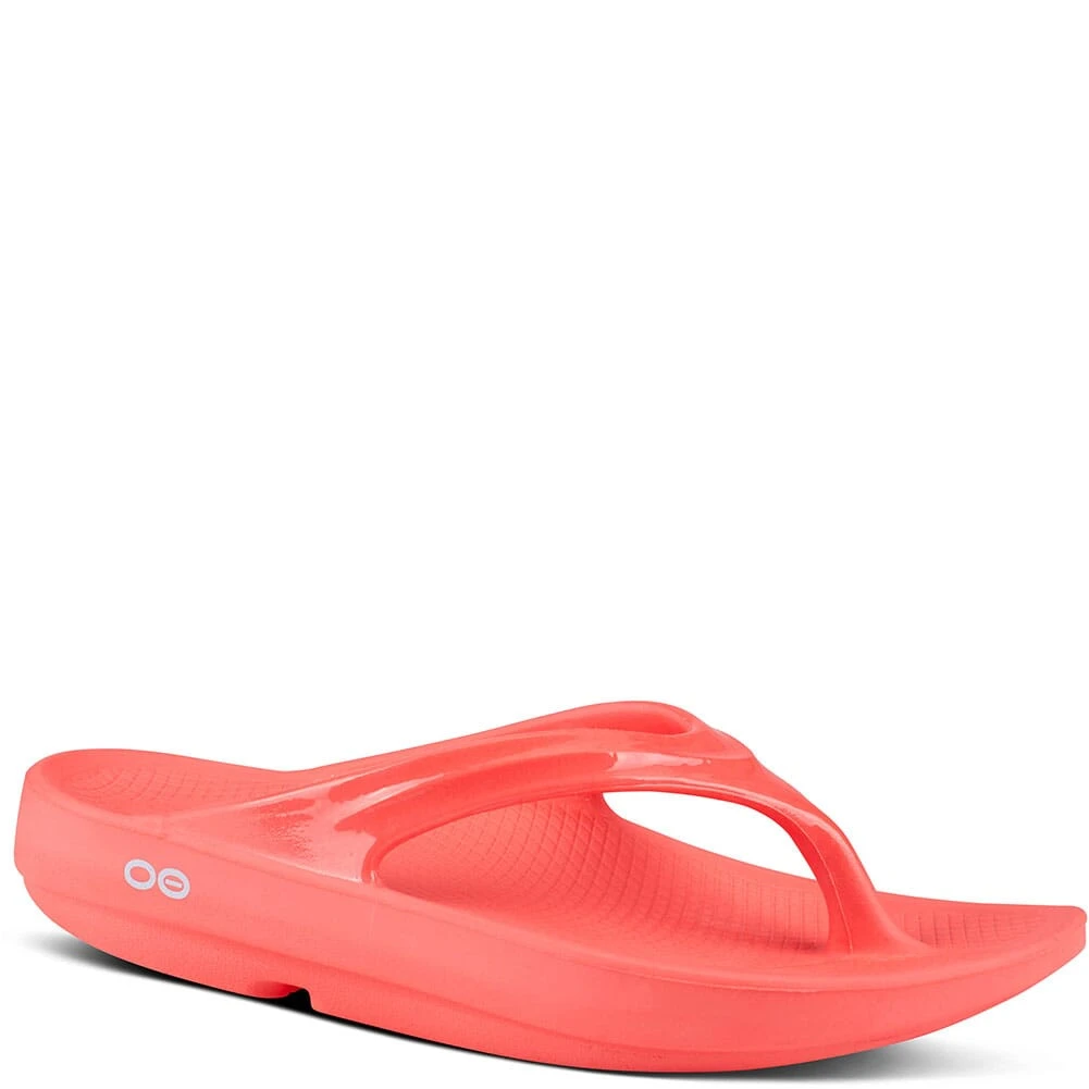 OOFOS Women's OOlala Sandals - Coral 3 OOFOS Women's OOlala Sandals - Coral
