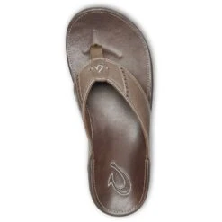 OluKai Men's NUI Flip Flops - Mustang/Espresso -Shoes Sale Store OK10239 135H 2