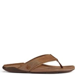 OluKai Men's Tuahine Flip Flops - Toffee -Shoes Sale Store OK10465 3333 1