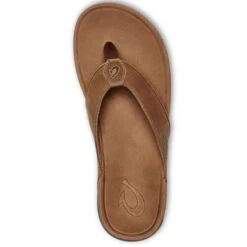 OluKai Men's Tuahine Flip Flops - Toffee -Shoes Sale Store OK10465 3333 2