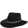 Outback Men's Kodiak Oilskin Western Hat - Brown -Shoes Sale Store OU1480 BRN