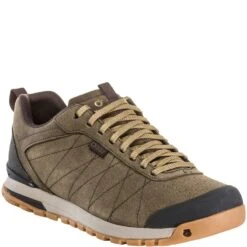 Oboz Footwear Oboz Men's Bozeman Low Leather Hiking Shoes - Canteen