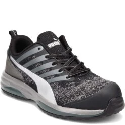 Puma Men's Charge Low Work Shoes - Black/Grey