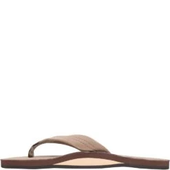 Rainbow Men's Strap Premier Leather Flip Flops - Brown