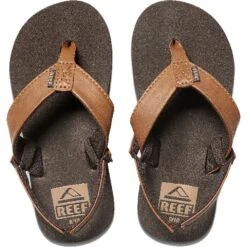 Reef Kid's Little Twinpin III Sandals - Brown -Shoes Sale Store RF005176 BRO 2