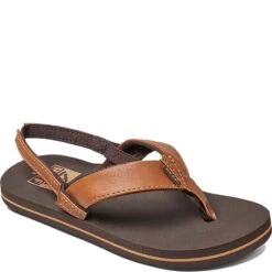 Reef Kid's Little Twinpin III Sandals - Brown -Shoes Sale Store RF005176 BRO 3