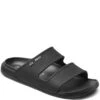 Reef Men's Oasis Double Up Slides - Black 1 Reef Men's Oasis Double Up Slides - Black -Shoes Sale Store RFCJ0366