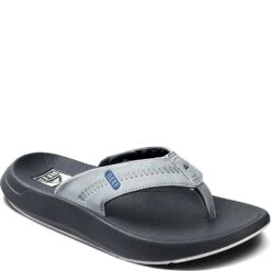 Reef Men's Swellsole Cruiser Flip Flops - Grey/Light Grey/Blue
