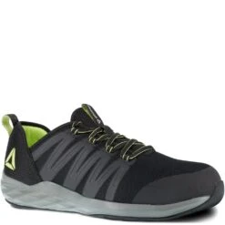 Reebok Men's Astroride Safety Shoes - Black/Neon Green -Shoes Sale Store RKRB2214 3