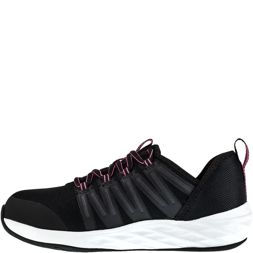 Reebok Women's Astroride Safety Shoes - Black/Pink 4 Reebok Women's Astroride Safety Shoes - Black/Pink - Image 2