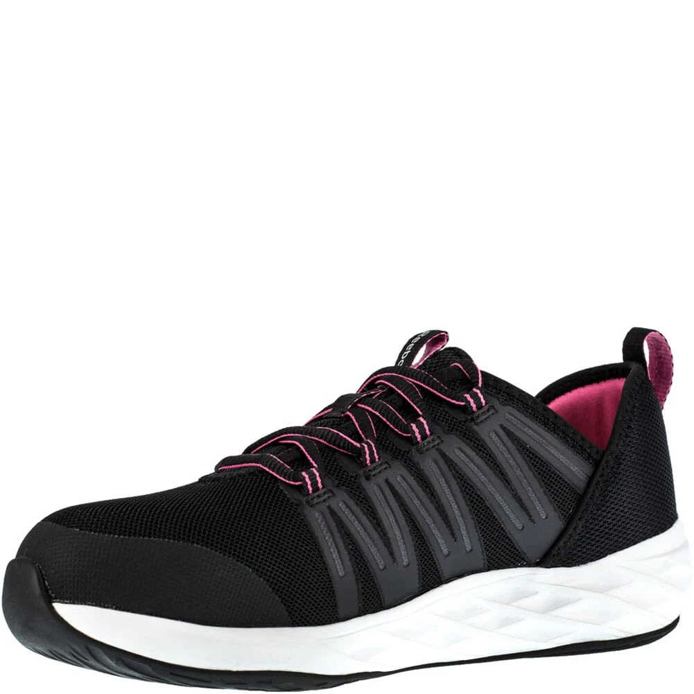 Reebok Women's Astroride Safety Shoes - Black/Pink 6 Reebok Women's Astroride Safety Shoes - Black/Pink - Image 4