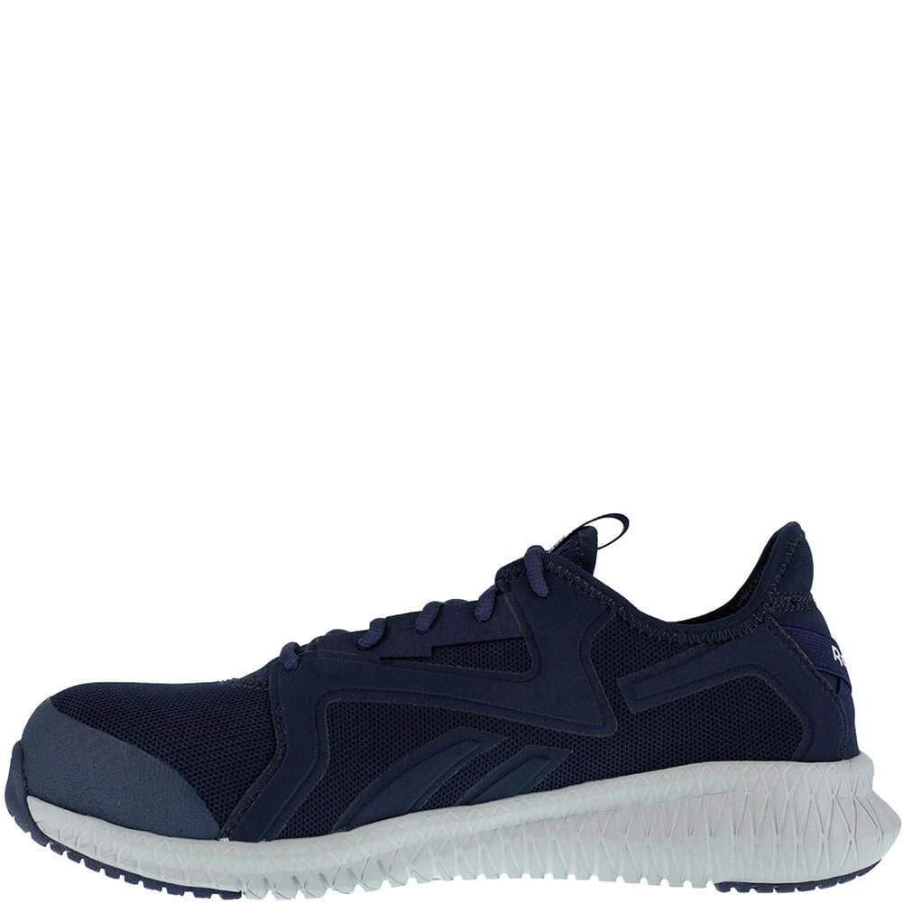 Reebok Men's Flexagon 3.0 Safety Shoes - Navy/Grey 4 Reebok Men's Flexagon 3.0 Safety Shoes - Navy/Grey - Image 2