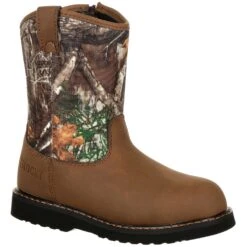 Rocky Kids' Lil Outdoor Ropers - Camo/Brown -Shoes Sale Store RYRKS0357C 5