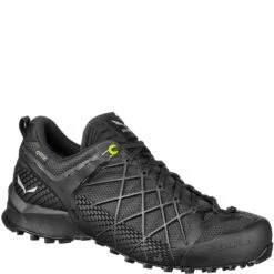Salewa Men's Wildfire GTX Hiking Shoes - Black Out/Silver -Shoes Sale Store S63487 0982 5