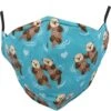 Socksmith Unisex Knitty Gritty Face Mask - Otter Blue -Shoes Sale Store SCXFM002S BGB