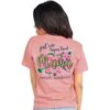 Simply Southern Women's Just One Super Tired Mama T-Shirt - Petal -Shoes Sale Store SSTIRED PETAL