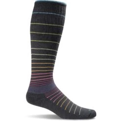 Sockwell Women's Circulator Socks - Black Stripe