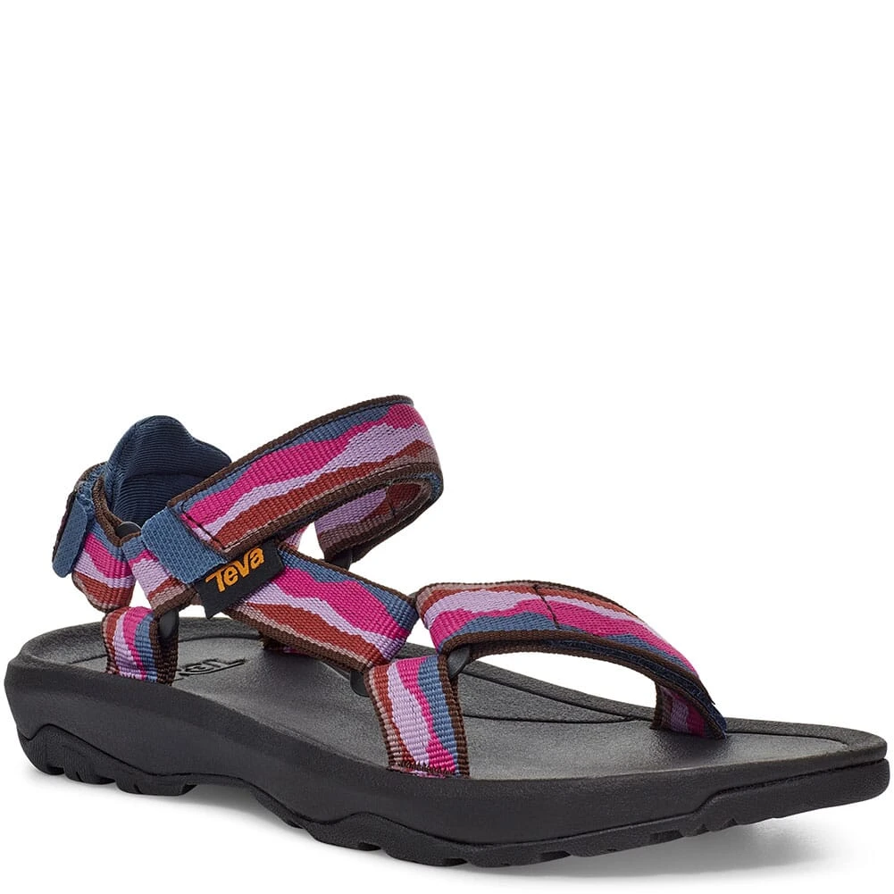 Teva Kid's Hurricane XLT 2 Sandals - Rainbow Black 7 Teva Kid's Hurricane XLT 2 Sandals - Rainbow Black - Image 5