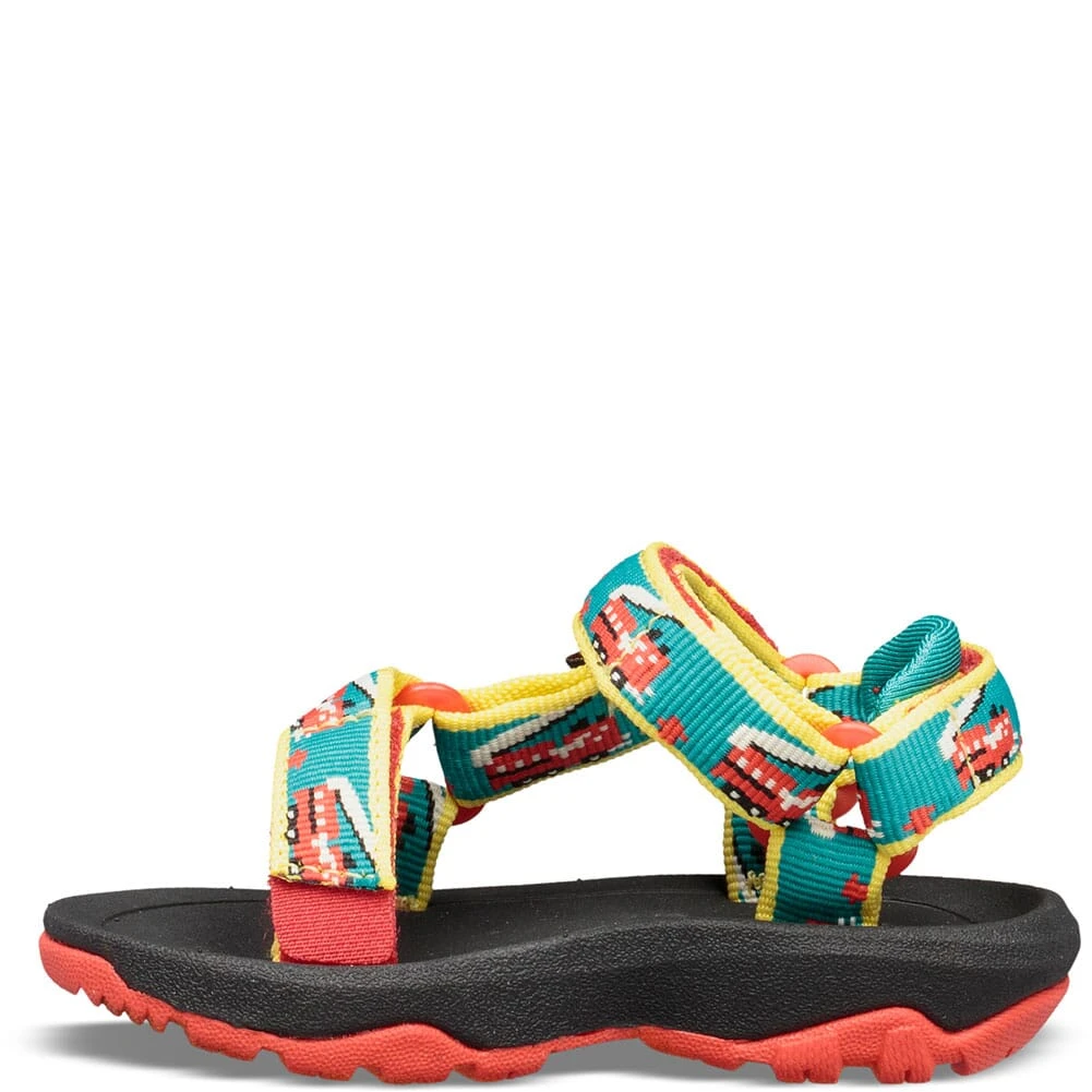 Teva Toddler Hurricane XLT 2 Sandals - Fire Truck Teal 4 Teva Toddler Hurricane XLT 2 Sandals - Fire Truck Teal - Image 2