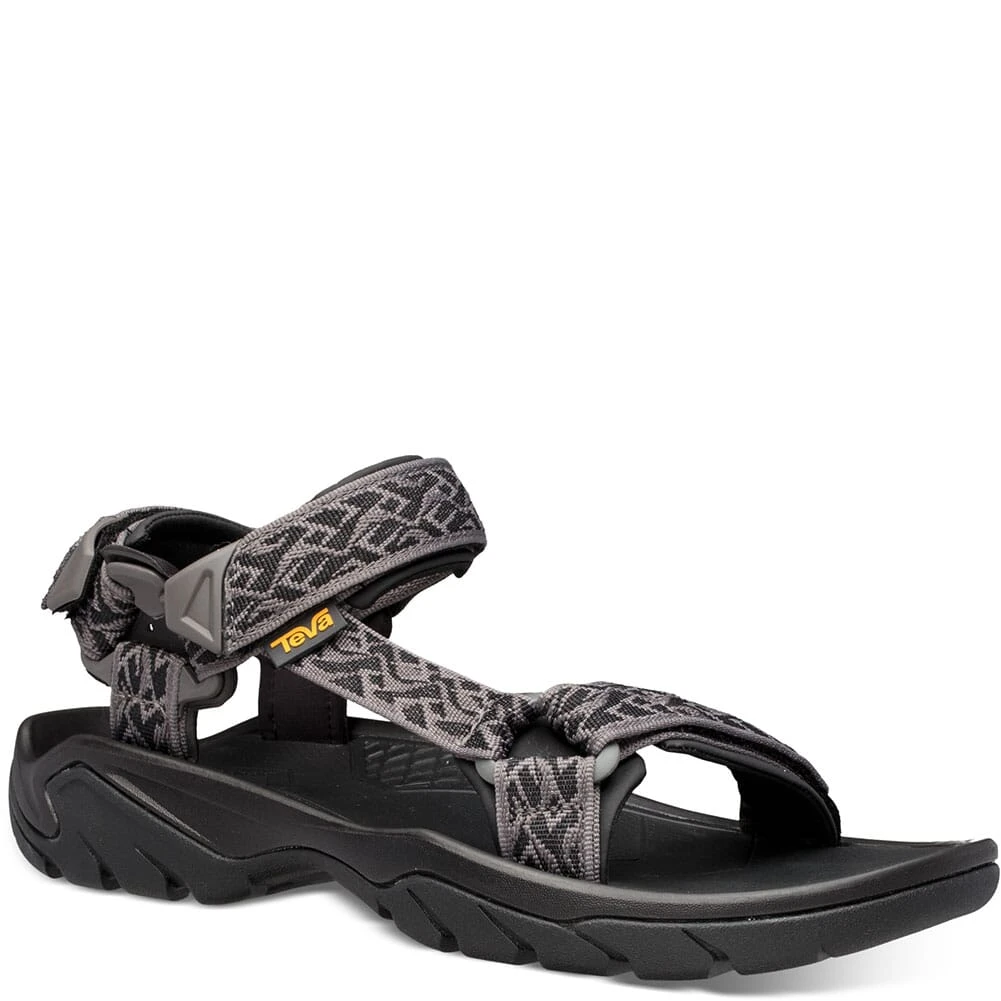 Teva Men's Terra FI 5 Universal Sandals - Wavy Trail Black 4 Teva Men's Terra FI 5 Universal Sandals - Wavy Trail Black - Image 2