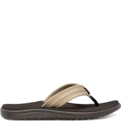Teva Men's Voya Canvas Flip Flops - Dune -Shoes Sale Store TV1112670 DUNE 2