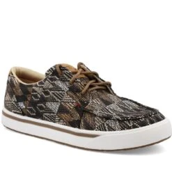 Twisted X Men's Kicks Casual Shoes - Black Multi -Shoes Sale Store TXMCA0044 5