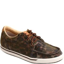 Twisted X Women's Kicks Casual Shoes - Shiny Leopard/Brown -Shoes Sale Store TXWCA0023 5