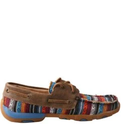 Twisted X Women's Boat Driving Moc Shoes - Serape/Bomber -Shoes Sale Store TXWDM0076 2