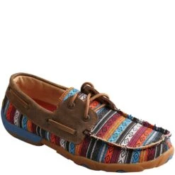 Twisted X Women's Boat Driving Moc Shoes - Serape/Bomber -Shoes Sale Store TXWDM0076 5