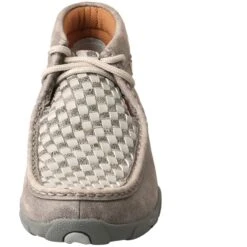 Twisted X Women's Driving Moc Chukka - Woven Grey/Grey -Shoes Sale Store TXWDM0108 4