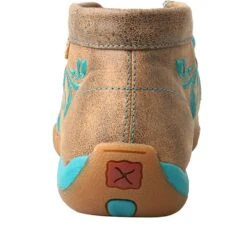 Twisted X Women's Driving Moc Chukka - Bomber/Turquoise -Shoes Sale Store TXWDM0117 3