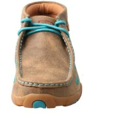 Twisted X Women's Driving Moc Chukka - Bomber/Turquoise -Shoes Sale Store TXWDM0117 4