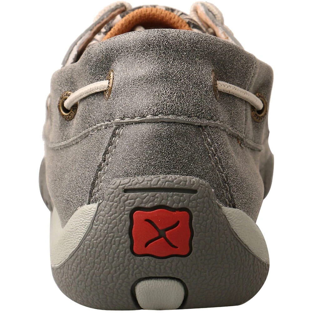 Twisted X Women's Boat Shoe Driving Moc - Grey/Multi 6 Twisted X Women's Boat Shoe Driving Moc - Grey/Multi - Image 4