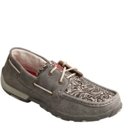 Twisted X Women's Boat Shoe Driving Moc - Grey/Multi 13 Twisted X Women's Boat Shoe Driving Moc - Grey/Multi -Shoes Sale Store TXWDM0130 5