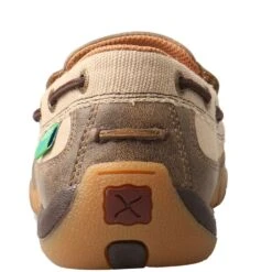 Twisted X Women's Driving Moc Slip Ons - Khaki/Multi -Shoes Sale Store TXWDMS013 3