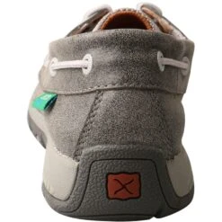 Twisted X Women's Driving Moc Boat Shoes - Grey/Light Grey -Shoes Sale Store TXWXC0007 3