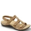 Vionic Women's Amber Sandals - Gold Cork -Shoes Sale Store VI44AMBER GLDCRK