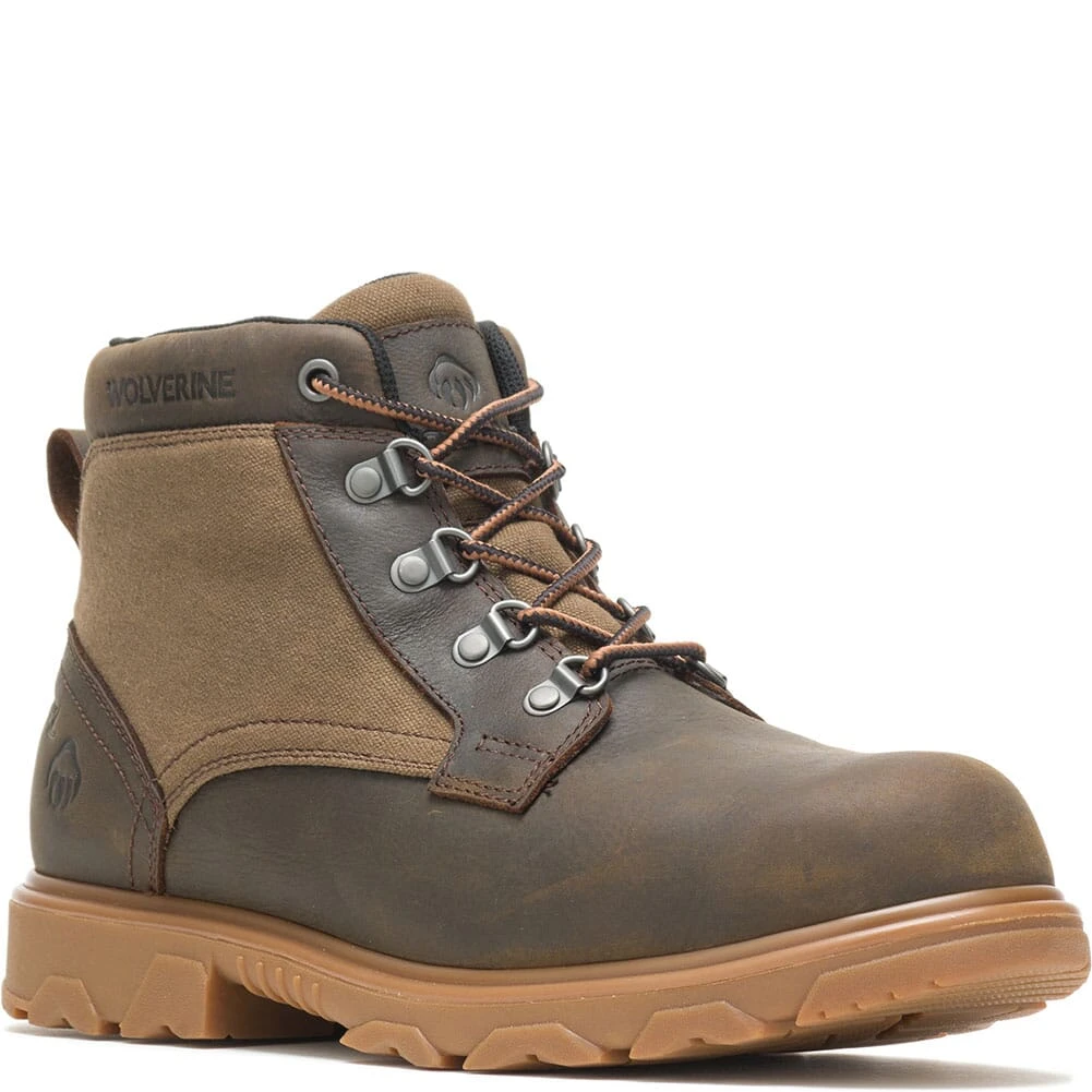 Wolverine Men's Drummond Canvas Casual Chukkas - Coffee 6 Wolverine Men's Drummond Canvas Casual Chukkas - Coffee - Image 4